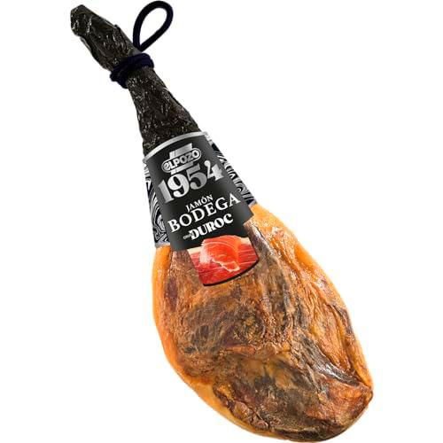 Jamón Bodega cruce Duroc, Pieza mediana de +7 Kgs, marca ElPozo 1954