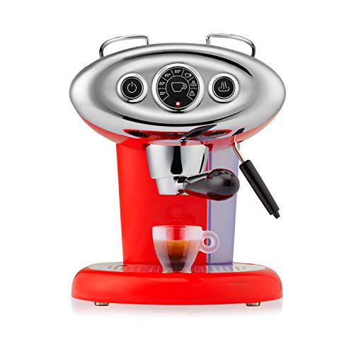 Illy caffè, Máquina de café espresso compatible con cápsulas Iperespresso X7.1, color rojo