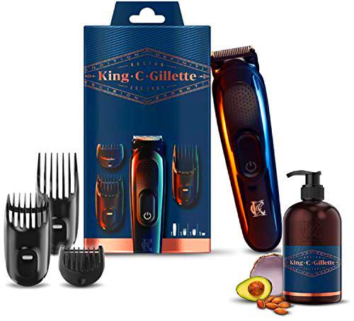 King C. Gillette Recortadora de Barba y Cortapelos Inalámbrica