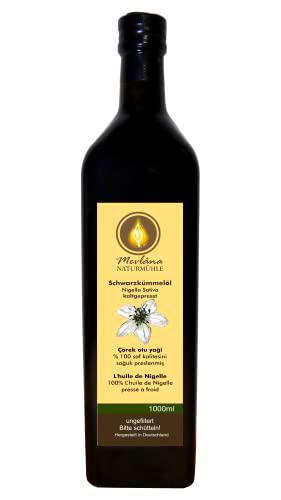 Mevlana Natural Molinillo egipcio schwarzkümmelöl, ungefiltert