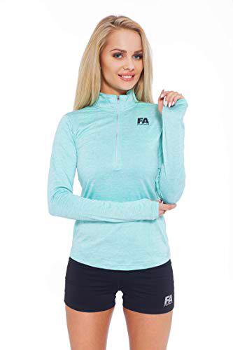 FA WEAR Sudadera de Manga Larga, Color Azul, Talla M