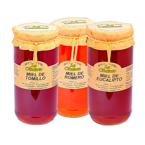 La Cántara - Miel Pura de Abeja - Pack 3x1 Kg - Tomillo
