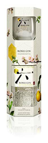 Roku Gin The Japanese Craft Gin 43% Vol. 0,7l in Giftbox with Tumbler