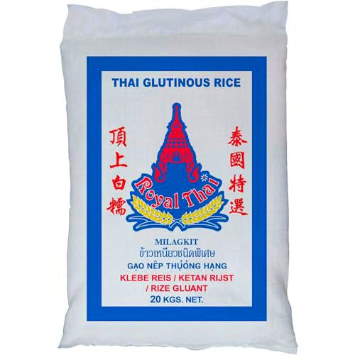 Royal Thai Rice Arroz Glutinoso, 20 Kg