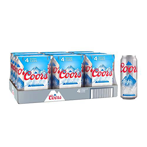 Coors - Cerveza estilo Lager Norteamericana - Alc. 4% Vol.