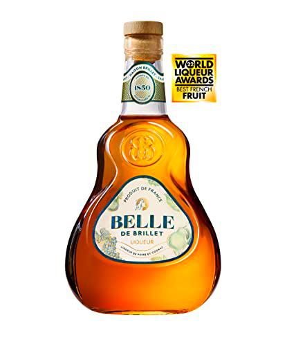 BELLE BRILLET - Licor de Pera y Coñac, 30% Volumen de Alcohol, 70 cl
