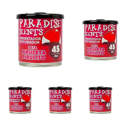 Paradise PER80121 Perfumador Lata Piruleta 100 g (Paquete de 5)