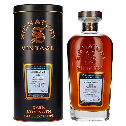 Signatory Vintage BUNNAHABHAIN 9 Years Old Cask Strength 2012 64,8% Vol