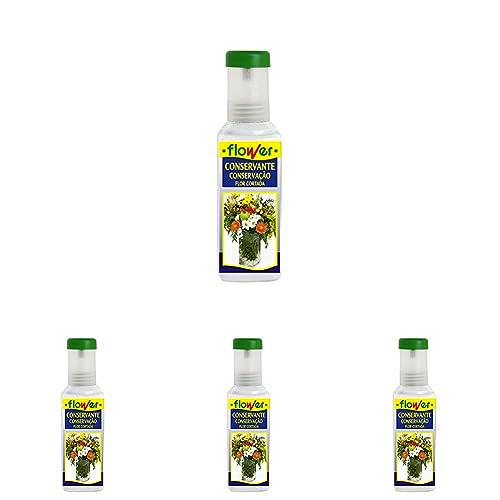 Flower Vidaflor Conservante Flor Cortada, 250 ml (Paquete de 4)