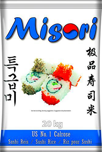 Arroz Calrose, Arroz de sushi, calidad, Misori - 20 Kg