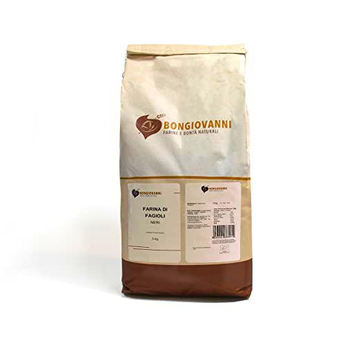 Bongiovanni Farine e Bonta' Naturali Harina de Frijol Negro 5Kg Bio 5000 g