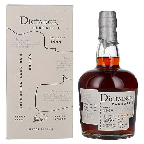 Dictador PÁRRAFO I 23 Years Old BORBÓN Vintage 1999 43% Vol