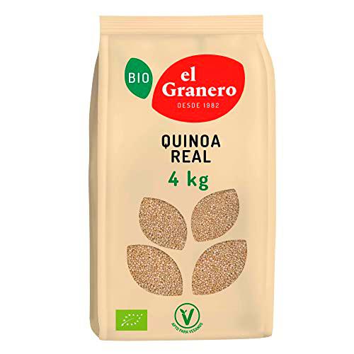 El Granero Integral - Quinoa Real - 4 kg - Alto contenido en Proteínas y Fibra