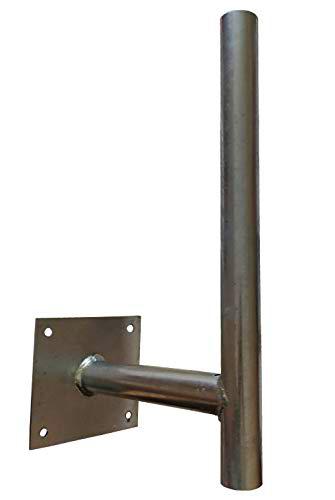 Soporte de Pared Altura 45 cm Offset 25 cm diámetro 38 mm para Antenas 4G LTE 5G