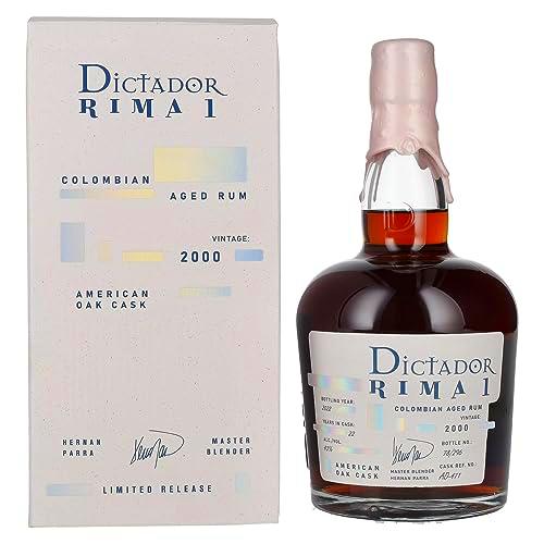 Dictador RIMA 1 22 Years Old AMERICAN OAK Cask Vintage 2000 43% Vol