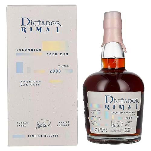 Dictador RIMA 1 19 Years Old AMERICAN OAK Cask Vintage 2003 43% Vol