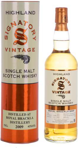 Signatory Vintage ROYAL BRACKLA 11 Years Old Highland Single Malt 2010 43% Vol