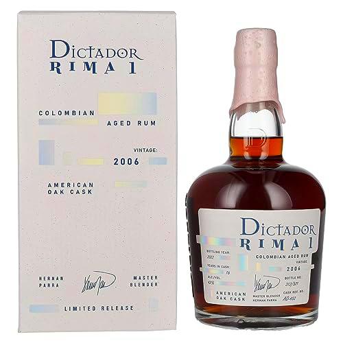 Dictador RIMA 1 16 Years Old AMERICAN OAK Cask Vintage 2006 42% Vol
