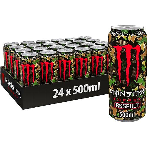 Monster Energy Assault Bebida Energética Sabor Bourbon Cola Lata 500ml