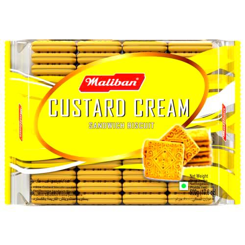 MALIBAN, Galletas Salsa de vainilla, Multipack (12 X 500 GR)