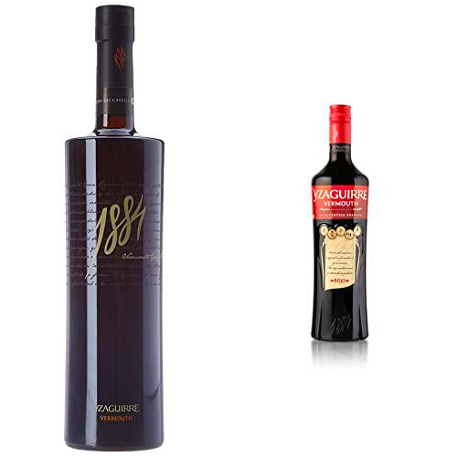 Yzaguirre Vermouth 1884 Gran Reserva - Vermut selección Botella de 750 ml &amp; Vermouth Rojo