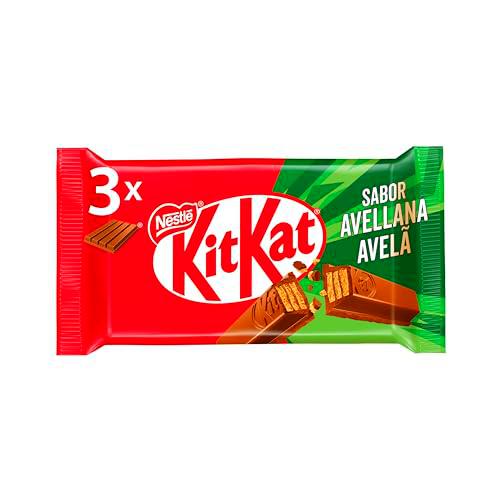 NESTLE KIT KAT Barrita de chocolate con leche sabor a avellana Multipack