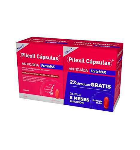 PILEXIL - Cápsulas Anticaída Forte Max 2 uds x 90 Cápsulas
