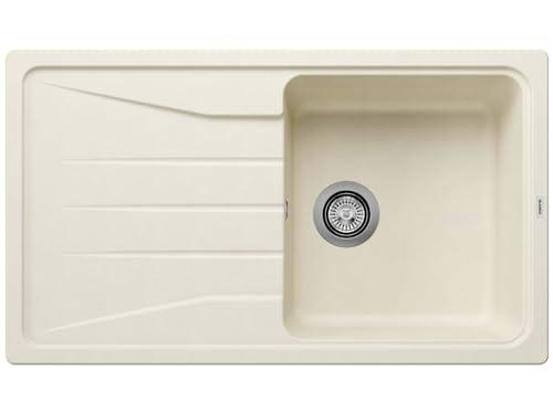 BLANCO SONA 5 S Fregadero de granito de color blanco suave de SILGRANIT