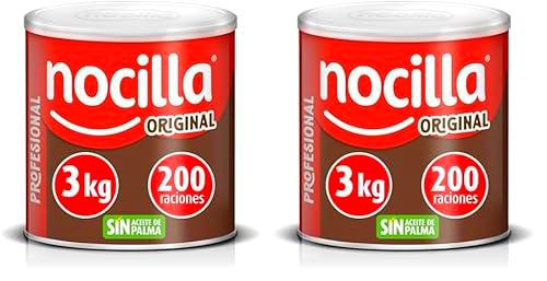 Nocilla Profesional, Chocolate, original lata 3kg (Paquete de 2)