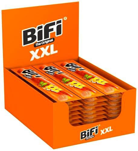 BiFi Original XXL Tiras de salami, paquete de 30, 30 x 40 g