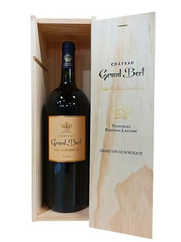 CHATEAU GRAND BERT MAGNUM Caja de madera - AOC Saint Emilion Grand Cru