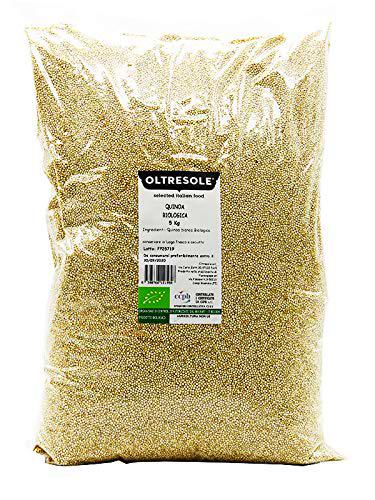 Oltresole - Quinoa ecológica tricolor 5 kg - Mezcla de quinoa ecológica roja