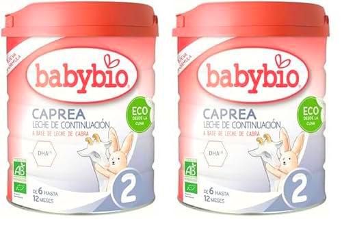 BabyBio Leche Caprea 2 Bio 800 G 800 g (Paquete de 2)