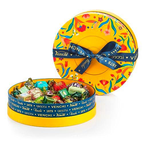 Venchi - Colección Barocco - Sombrerera de Regalo con Surtido de Bombones, 708 g