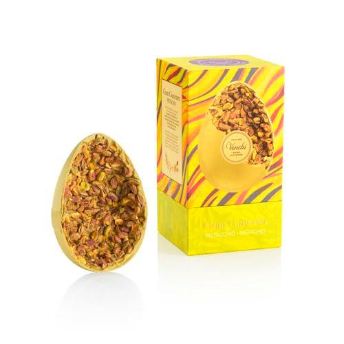 Venchi - Huevo de Chocolate, Sabor Chocolate con Pistacho
