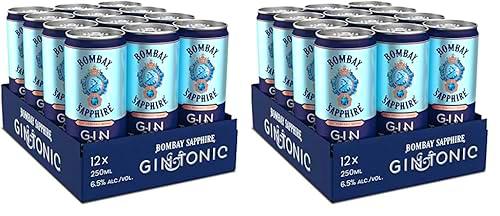 Bombay Sapphire Gin &amp; Tonic Listo Para Tomar, la Lata Premezclad