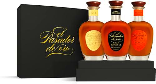 EL PASADOR DE ORO - Estuche Descubrimiento de Ron - Ron XO + Gran Reserva + Pasión