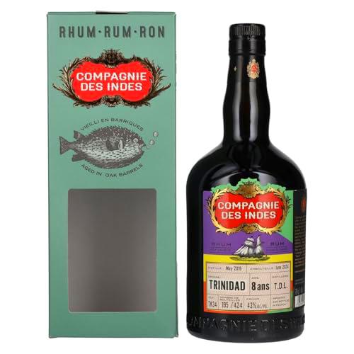 Compagnie des Indes Trinidad T.D.L Rum Single Cask Strength 8 Years Old 2016 43% Vol