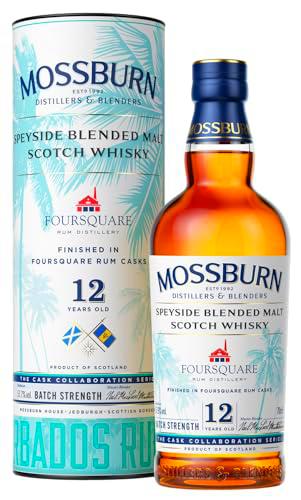 Mossburn FOURSQUARE 12 Years Old Rum Casks Whisky Batch Strength 57,7% Vol