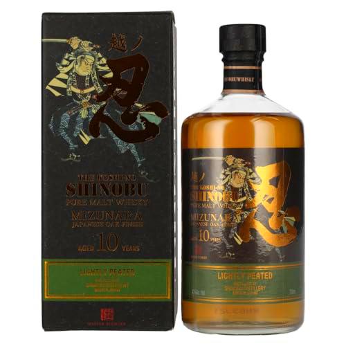 The Koshi-No The Shinobu Pure Malt 10 Years Old Lightly Peated Mizunara Oak Finish 43% Vol