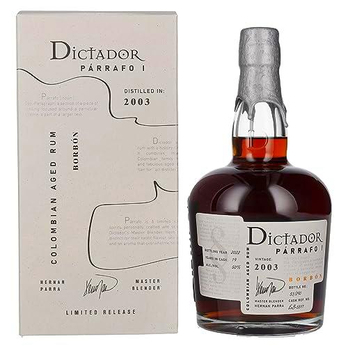 Dictador PÁRRAFO I 19 Years Old BORBÓN Vintage 2003 50% Vol