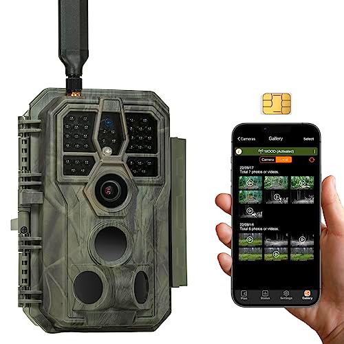 GardePro X50 Câmaras de Caça 4G LTE con App y Tarjeta SIM