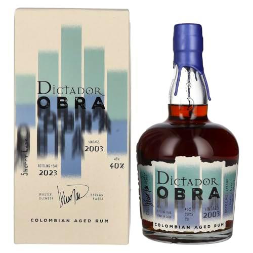 Dictador OBRA VINTAGE 20 Years Old SHERRY CASK Rum 2003 40% Vol