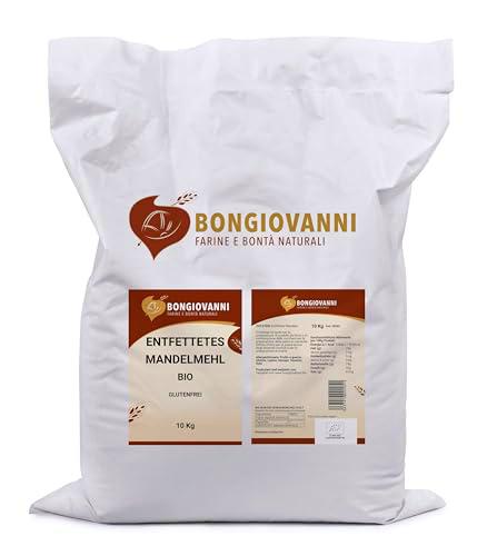 Bongiovanni Farine e Bonta' Naturali Harina de Almendras Desengrasada 10Kg Bio sin Gluten 10000 g