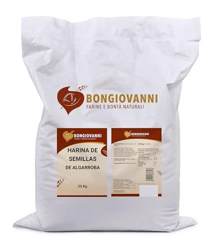 Bongiovanni Farine e Bonta' Naturali Harina de Semillas de Algarroba 25Kg sin Gluten 25000 g
