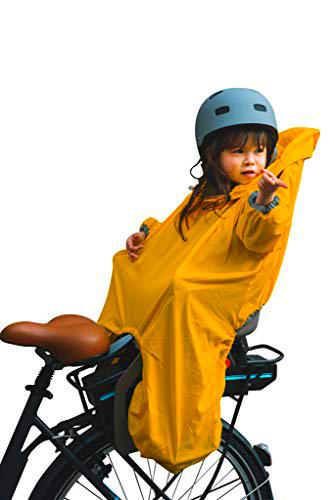 Rainette Poncho Impermeable, Unisex-Baby, Amarillo Mostaza, Único