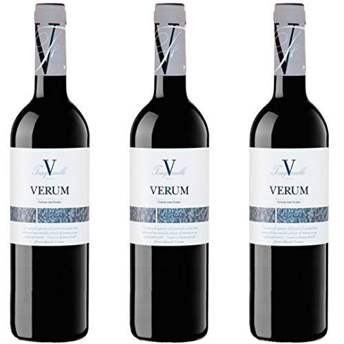 Verum Vino Tempranillo "V" Reserva Familiar Tinto - 3 botellas x 750ml