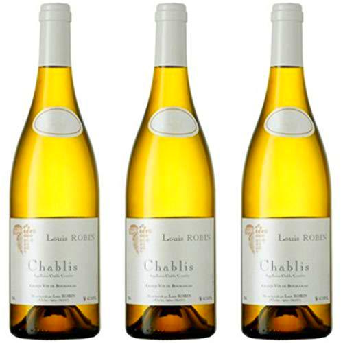 Chablis Louis Robin Vino Blanco - 3 botellas x 750ml