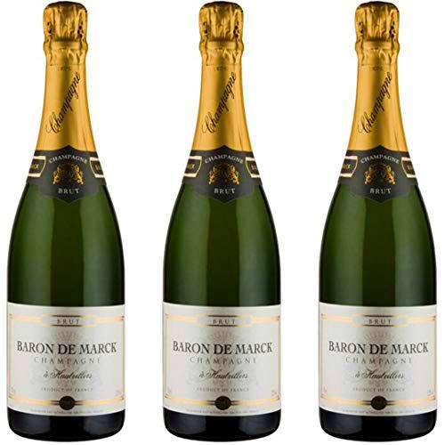 Baron De Marck Brut Champán - 3 botellas x 750ml - total: 2250 ml