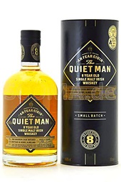 The Quiet Man "An Fear Giuin", Whisky Irlandés Escocés de una Sola Malta, 8 Años